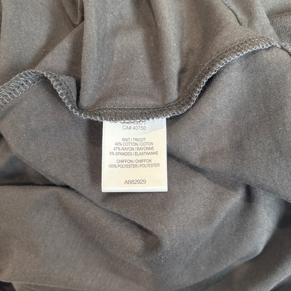 by Stacy London Regular Jersey Dress with Chiffon Overlay - Picture 5 of 5